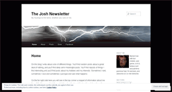 Desktop Screenshot of joshnewsletter.wordpress.com