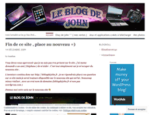 Tablet Screenshot of leblogdejohn.wordpress.com