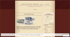 Desktop Screenshot of campdanielboone.wordpress.com