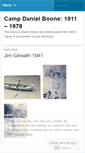 Mobile Screenshot of campdanielboone.wordpress.com