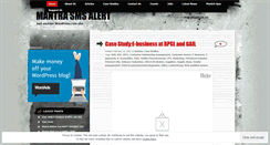 Desktop Screenshot of mantrasmsalert.wordpress.com