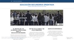 Desktop Screenshot of educacionorientada.wordpress.com