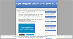 Desktop Screenshot of pijatpanggilan.wordpress.com