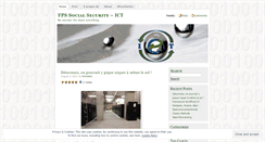 Desktop Screenshot of fpssocsecict.wordpress.com