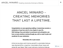 Tablet Screenshot of angelminaro.wordpress.com