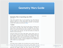 Tablet Screenshot of geometrywars.wordpress.com