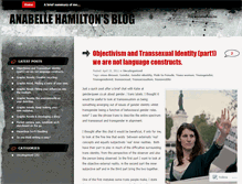 Tablet Screenshot of anabellehamilton.wordpress.com