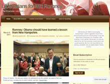 Tablet Screenshot of libertariansformitt.wordpress.com