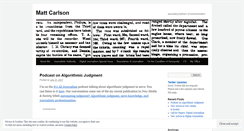 Desktop Screenshot of drmattcarlson.wordpress.com