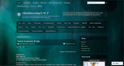 Desktop Screenshot of akimlinovsisa.wordpress.com