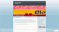 Desktop Screenshot of folketsbio.wordpress.com