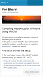Mobile Screenshot of forbharat.wordpress.com