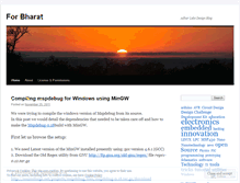 Tablet Screenshot of forbharat.wordpress.com