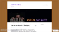 Desktop Screenshot of mistersensitivedotcom.wordpress.com