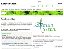 Tablet Screenshot of katonahgreen.wordpress.com