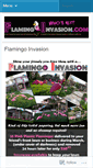 Mobile Screenshot of flamingoinvasion.wordpress.com