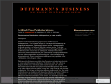 Tablet Screenshot of duffmann.wordpress.com