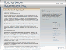 Tablet Screenshot of lenderpost.wordpress.com