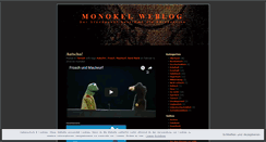 Desktop Screenshot of monokel.wordpress.com