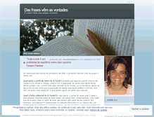 Tablet Screenshot of frasesevontades.wordpress.com