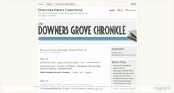 Desktop Screenshot of downersgrovechronicle.wordpress.com