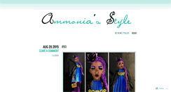 Desktop Screenshot of ammoniasl.wordpress.com
