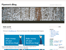 Tablet Screenshot of flyemon.wordpress.com