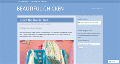 Desktop Screenshot of beautifulchicken.wordpress.com