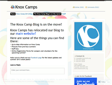 Tablet Screenshot of knoxcamps.wordpress.com