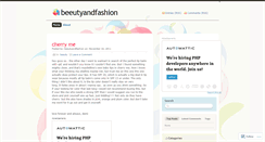 Desktop Screenshot of beeutyandfashion.wordpress.com