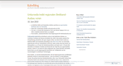 Desktop Screenshot of kabelblog.wordpress.com