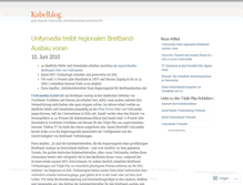 Tablet Screenshot of kabelblog.wordpress.com