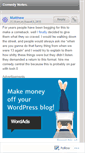 Mobile Screenshot of comedynotes.wordpress.com