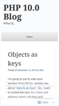 Mobile Screenshot of php100.wordpress.com
