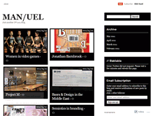 Tablet Screenshot of manueluel.wordpress.com