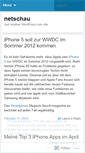 Mobile Screenshot of netschau.wordpress.com