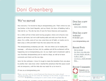 Tablet Screenshot of donigreenberg.wordpress.com