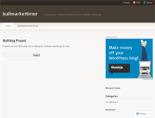 Tablet Screenshot of bullmarkettimer.wordpress.com