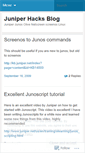 Mobile Screenshot of juniperhacks.wordpress.com