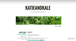 Desktop Screenshot of katieandkale.wordpress.com