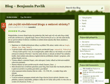 Tablet Screenshot of benypavlik.wordpress.com