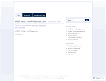 Tablet Screenshot of michellequah.wordpress.com