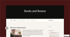 Desktop Screenshot of booksandboston.wordpress.com