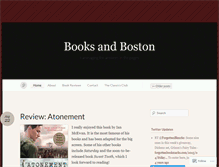 Tablet Screenshot of booksandboston.wordpress.com