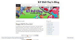 Desktop Screenshot of ktdidclay.wordpress.com