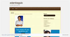 Desktop Screenshot of adambaguio.wordpress.com
