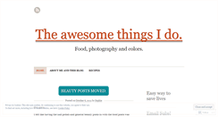 Desktop Screenshot of myawesomethings.wordpress.com