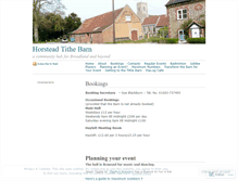 Tablet Screenshot of horsteadtithebarn.wordpress.com