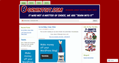 Desktop Screenshot of bornintoit.wordpress.com