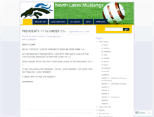 Tablet Screenshot of northlakessoccer.wordpress.com